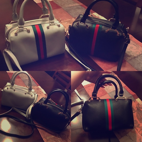 High Quality Inspired Womens Stripe Crossbody Bag