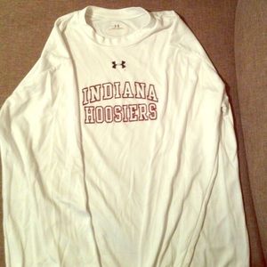Long sleeved under armour Indiana Hoosiers men's S