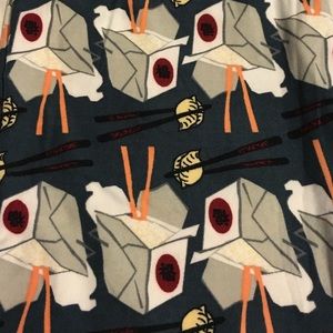 NEW take-out Chinese LLR leggings OS 🦄🦄so cute