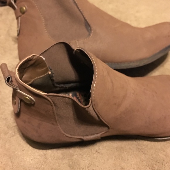 Dark brown ankle boots