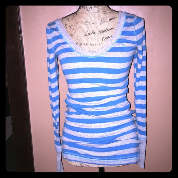 Abercrombie & Fitch M [Blue & Gray] long sleeve