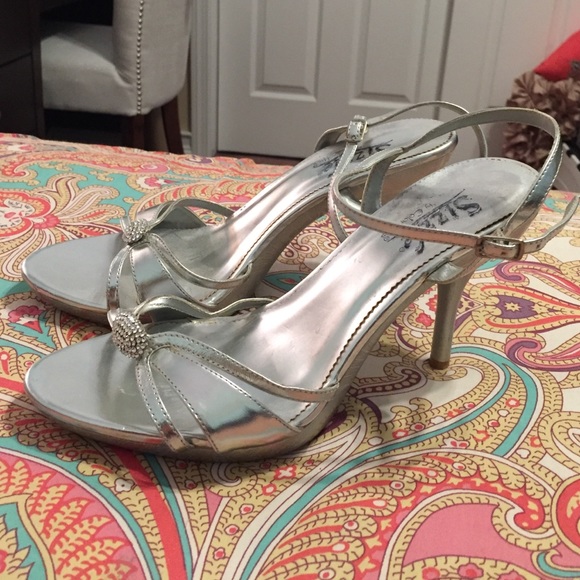 Silver Formal Heels
