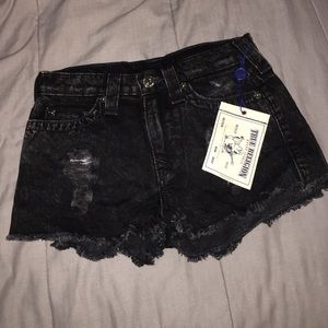 ON HOLD! True Religion High Rise Cutoff Short