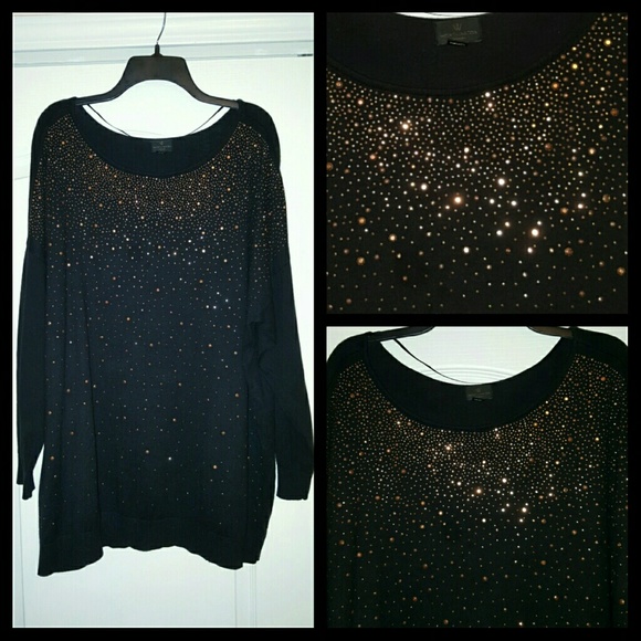 Worthington Sweaters - Worthington Plus Size Embellished Sweater 2X SALE
