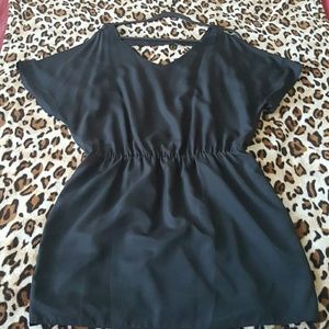 NWT BCBGENERATION shirt black dress