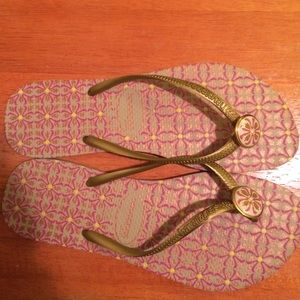 Havianas flip flops with bling