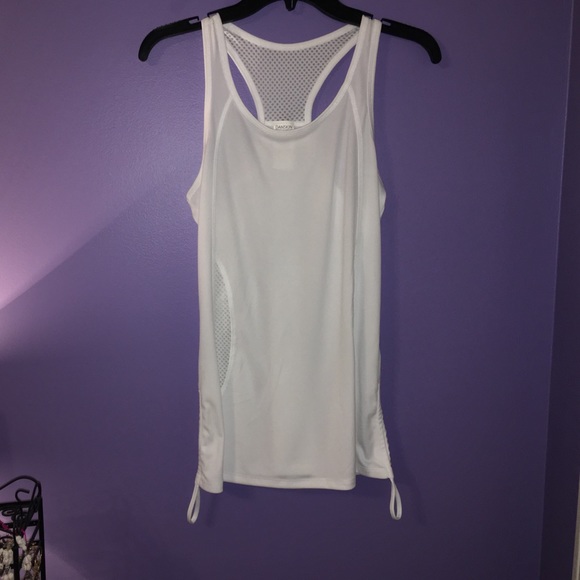 Brand new white workout tank top