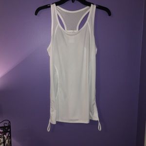 Brand new white workout tank top