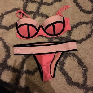 Pink Victoria's Secret bikini