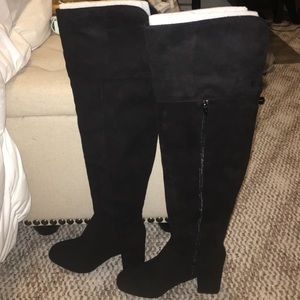 LOFT Black over the knee boots