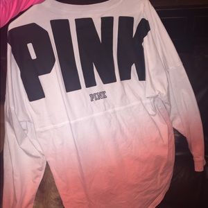 Pink Victoria secret jersey t shirt