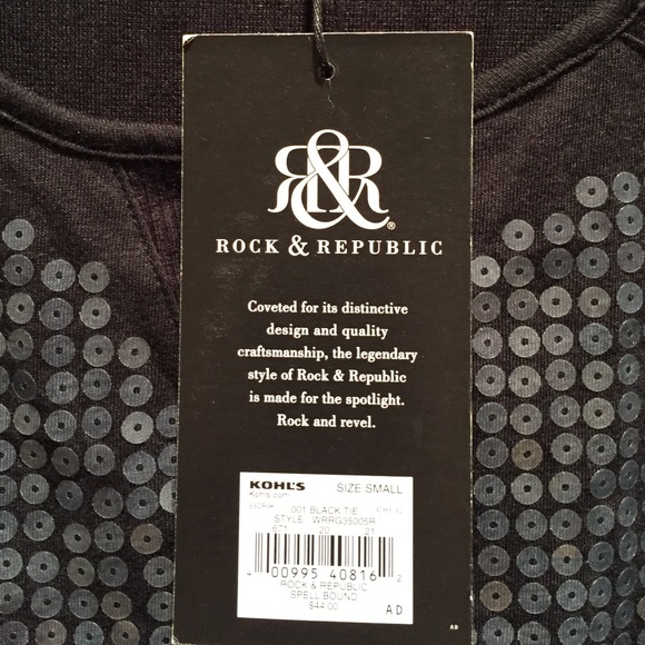 Sequin black tank top - Picture 2 of 3