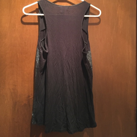 Sequin black tank top - Picture 3 of 3