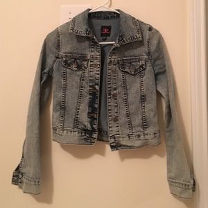 BeBe Acid wash denim jacket