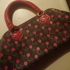 LV cherry hand bag