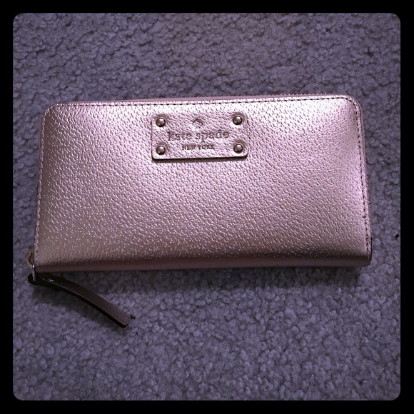 Rose gold wallet!