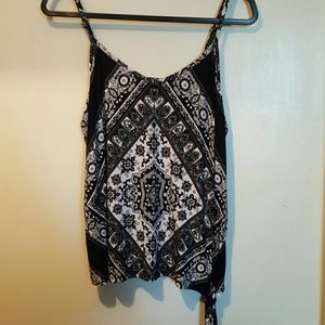 NWT Inc tank top with tie on side