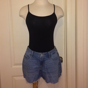 Old Navy | Light Denim Shorts w/ Distressed Hem