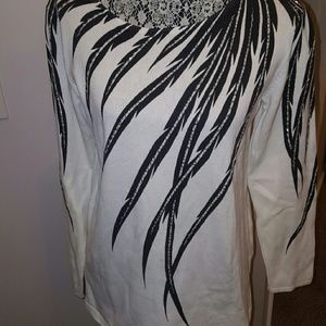 Bob Mackie Size M wearable Art sweater size M