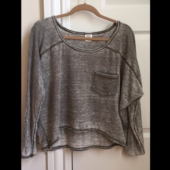 Urban Outfitters Olive Drapey Tee