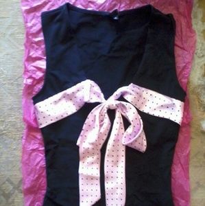 Cute bow front top