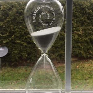 Glass sand timer