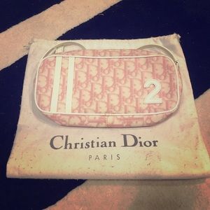 Pink Christian Dior purse