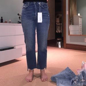 High low crop grlfrnd denim size 27