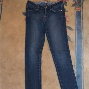LIKE NEW Paige plain blue skinny jeans