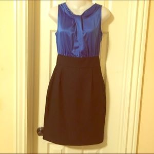 The Limited Blue and Black Dress