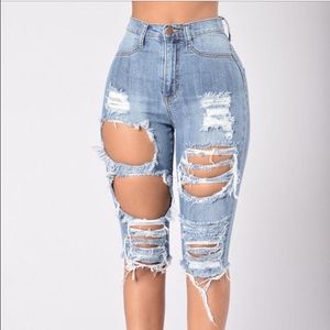 Fashion Nova "Lost at Sea Shorts"