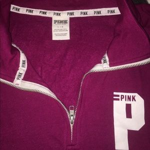 Victoria Secret Pink 1/4 zip Size L