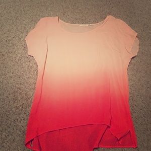 Pink ombré top