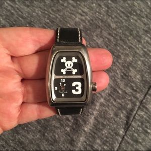 Paul Frank skull + crossbones Julius watch
