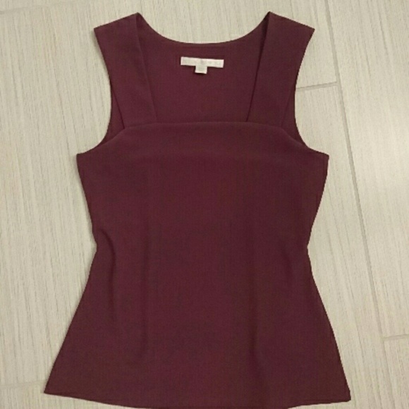 Sleeveless Square-Neck Tunic Top