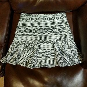Tribal print skirt