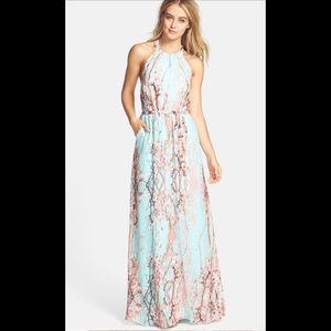 Jessica Simpson cherry blossom gown