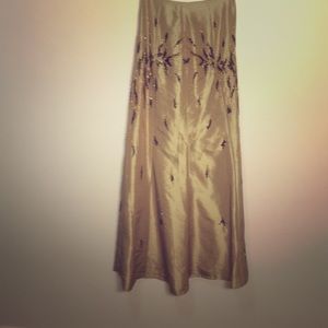 Custom halter top and matching skirt evening wear!