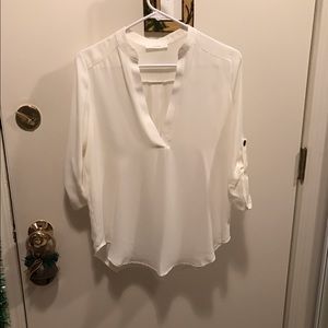 Cream blouse