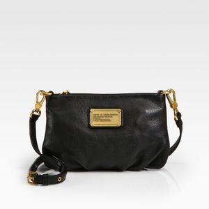 Marc by Marc Jacobs Q Percy cross body bag. Black