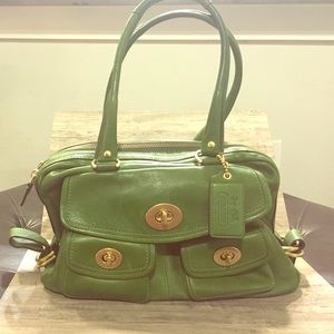 Limited Edition Bleecker Street Coach Bag- Green