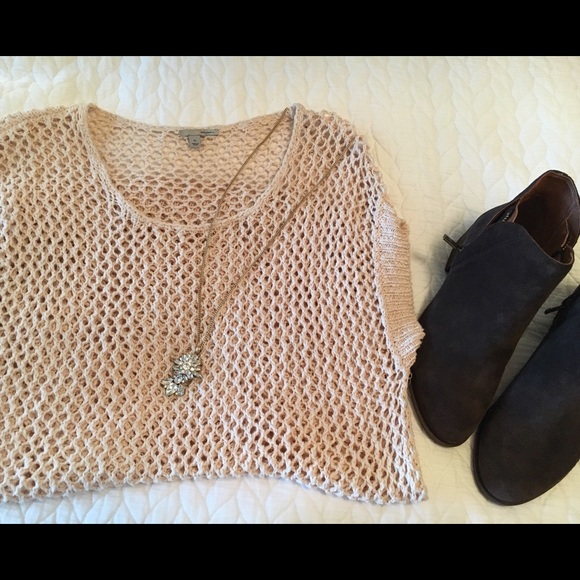 Halogen Tops - Halogen crocheted top