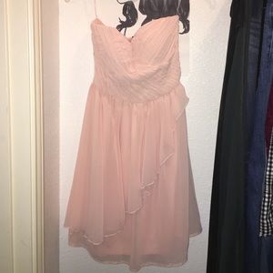 Baby Pink Strapless dress