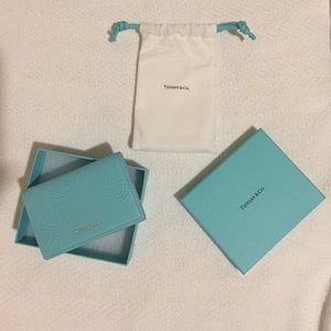 Tiffany Wave Leather Folding Card Case