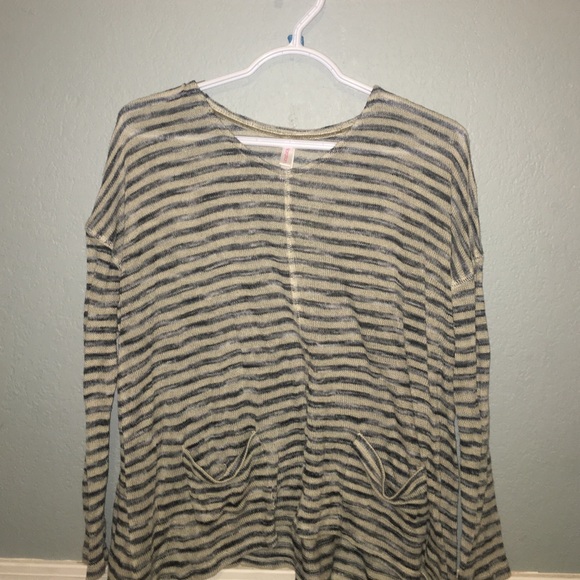 Light Green and Grey Sweater