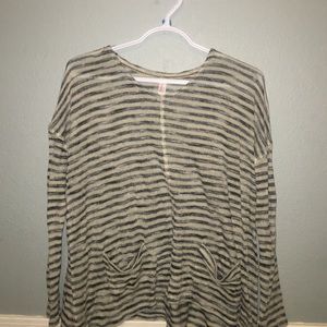 Light Green and Grey Sweater