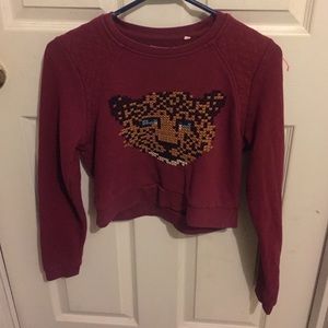 Cropped sweatshirt