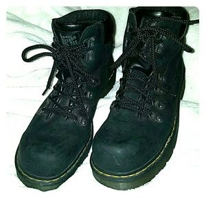 DOC MARTENS Steel Toe Black Boots