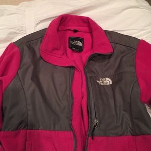 Pink Denali North Face Fleece
