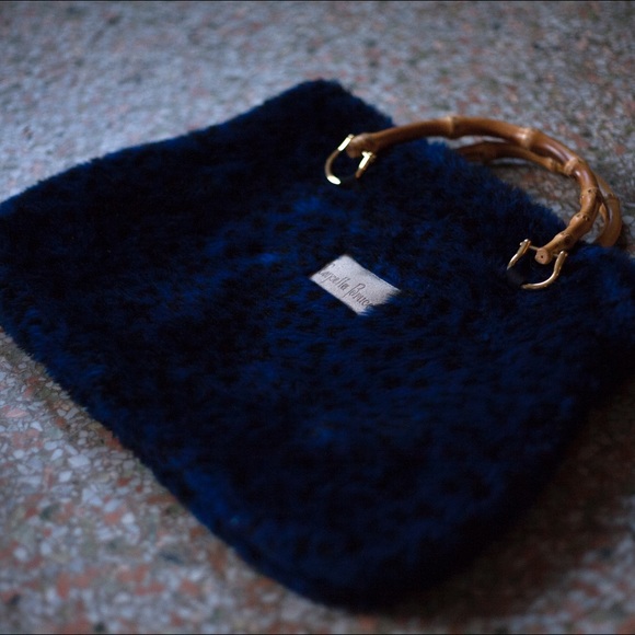Vintage Concetta Bruce Faux Fur Hand Bag